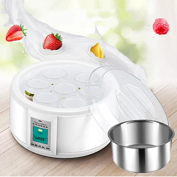 

1pc Yogurt Maker 1.5L Automatic Electric Mini Yogurt Maker DIY Tool Stainless Steel Liner Kitchen Tool Practical New