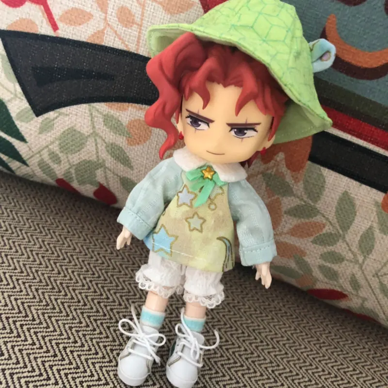 Ob11 детская одежда 1/12 bjd GSC dsf PICCODO plain alu розовый костюм куклы одежда шляпа+ пальто+ штаны+ носки куклы аксессуары игрушки