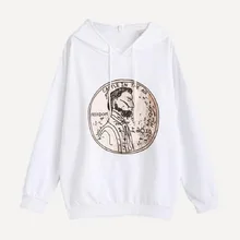 

2022 New Spring Autumn Women's Fashion Printed Hoodie Female Loose Casual Pullover Tops Lady Long-sleeve Oversized Sweatshirt