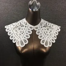 Прямая поставка и простая дикая женская шаль галстук-бабочка кружева ажурные Поддельные Воротник невесты платье украшение Nov.28