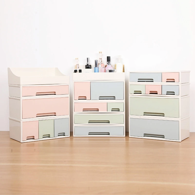 

Practical Storage Cabinet Cloth Nordic Style Creative Home Organization Drawer Box Bathroom Small Objects Container Storage Box
