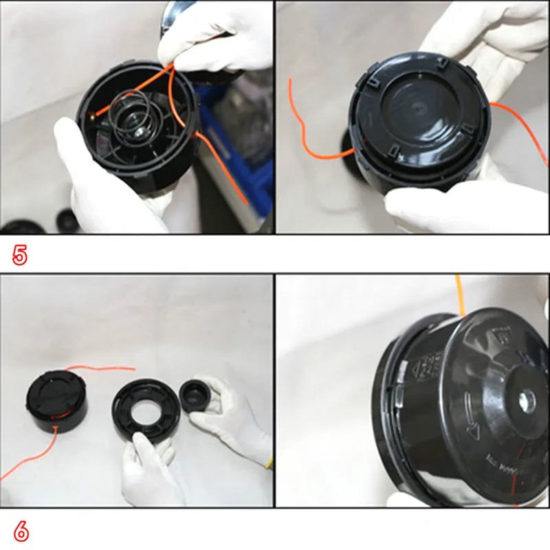 5M*4mm Strong Trimmer Strimmer Brushcutter Nylon Cord Line Wire String Rope Trimmer Rope Cord Wire String for Grass Strimmer