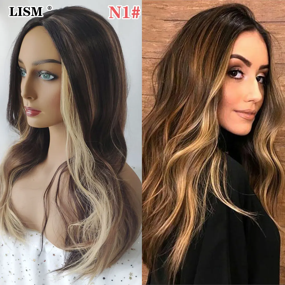 Women Synthetic Wig Pelucas De Mujer Perruque Naturelle Harajuku Cosplay Wigs Flequillo Pelo Natural Peruki Damskie Naturalne