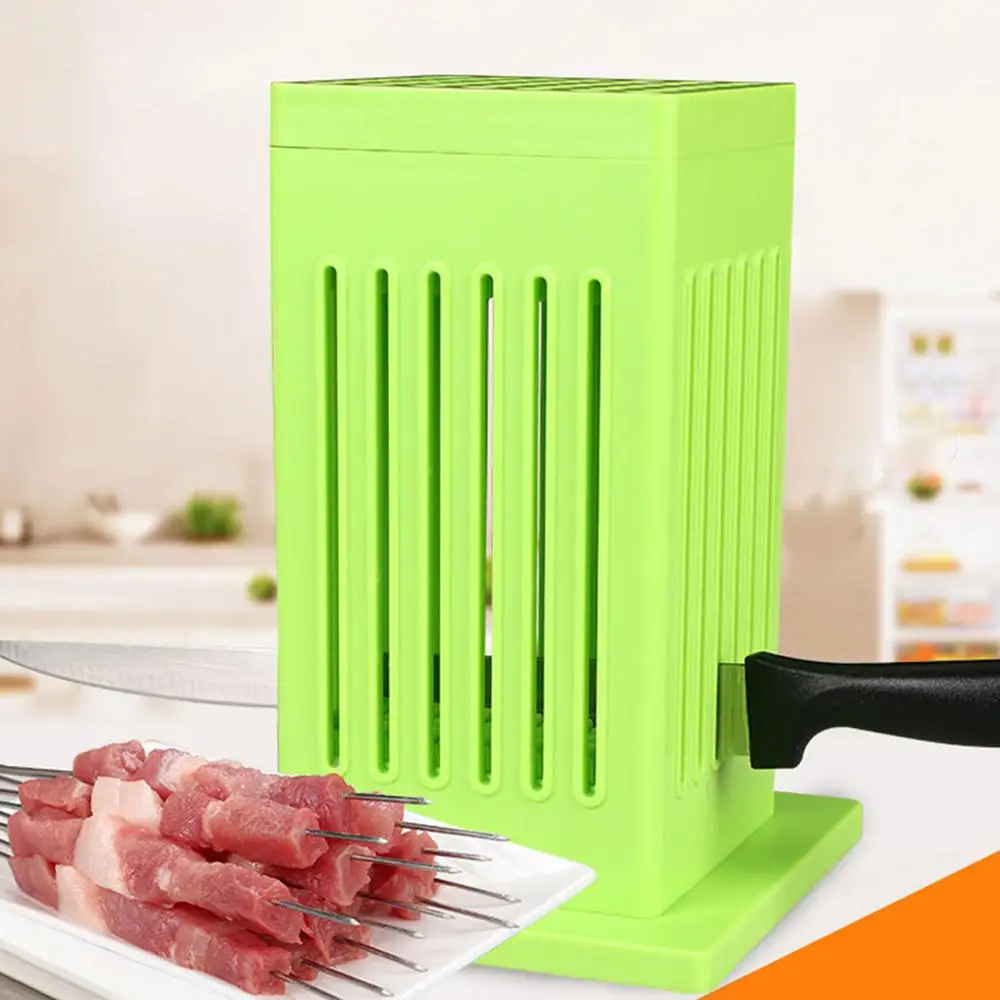 

Barbecuing tool 49-hole skewers barbecuing through meat skewers manufacturers barbecue production box barbecue tools