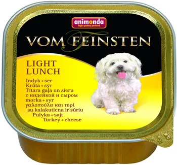 

ANIMONDA ANIMONDA VOM FEINSTEN LIGHT LUNCH PUTE & KAESE Diet for adult dogs with turkey and cheese 150g