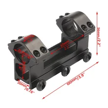 Крепление для прицела цельное высокопрофильное Magnum Airgun 25,4 мм " кольцо подходит адаптер 20 мм ласточкин хвост Вивер Picatiiny Rail Air Rifle