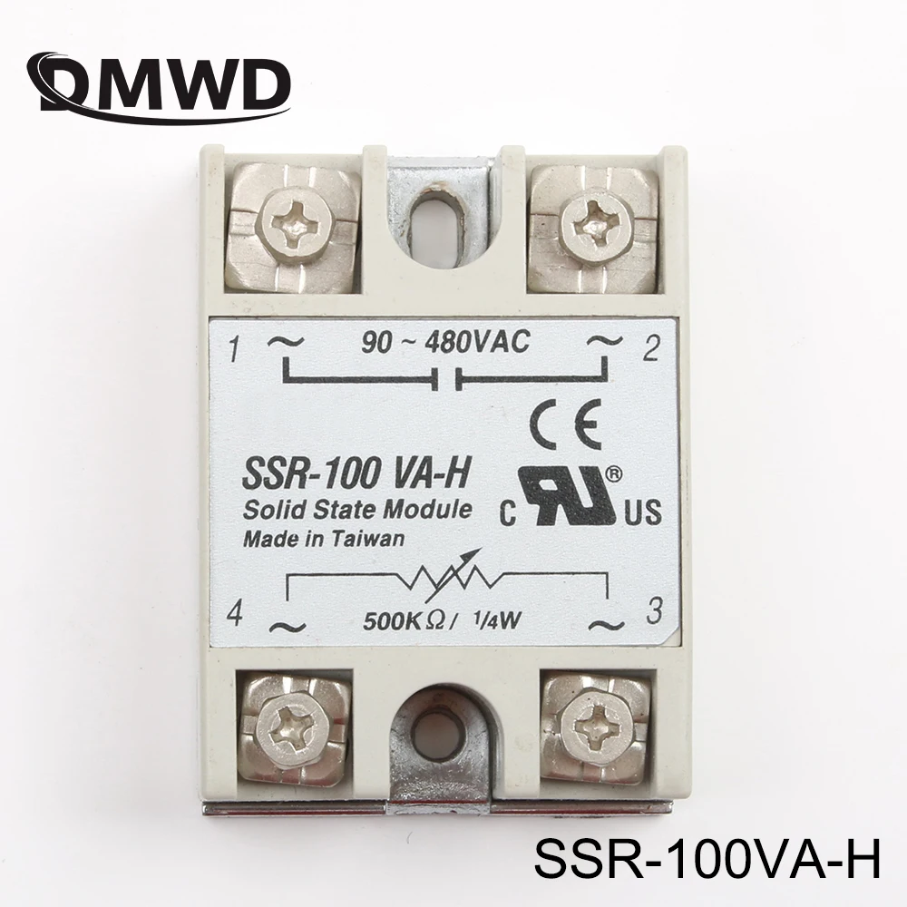 

DMWD solid state relay SSR-100VA-H 100A SSR 100VA H Resistance type voltage regulator solid state Resistance Regulator