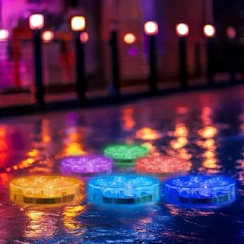 

Submersible Light Battery Operated Underwater Night Lamp Vase Bowl Outdoor Garden Wedding Party Decoration new