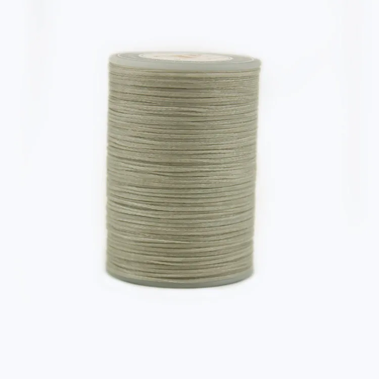 S022 light grey Распродажа! Ручная прошитая плоская восковая нить DIY 0,8 мм Маленькая 150D полиэфирная плоская восковая нить швейная нить кожаный инструмент 80 м - Цвет: S022 light grey