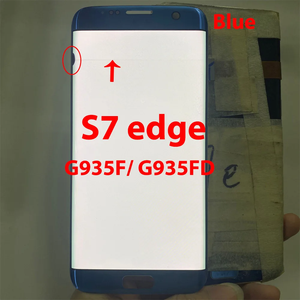 Мертвый пиксель для Samsung Galaxy S7 Edge ЖК-дисплей сенсорный экран дигитайзер G9350 G935F