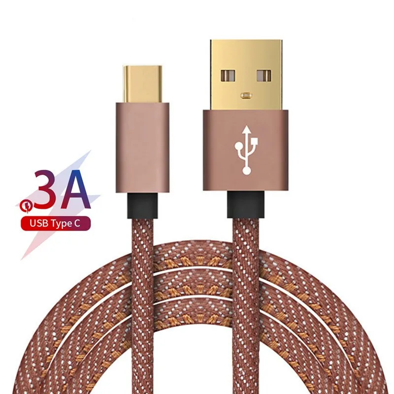 

Good 3A USB Type C Cable For Xiaomi Redmi Note 7 USB-C Mobile Phone Fast Charging Type-C Cable for Samsung Galaxy S9 S8 Plus S10