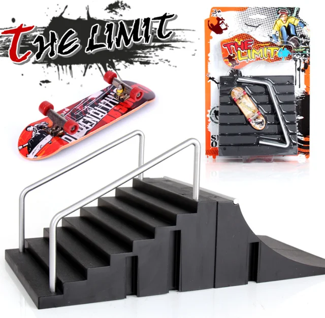 teck deck ramps Skateboards Skate Ramp Parts Set Toy Finger Bike Fingers Training Sport Fingerboard Toys Skate Park Ramp Toy 1