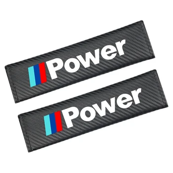 

2pcs Car Seat Belts Covers Padding Carbon Fiber Belt Shoulder Sleeve For BMW M3 M5 M6 X1 X3 X5 E34 E39 E36 E60 E90 E46 F30 F10