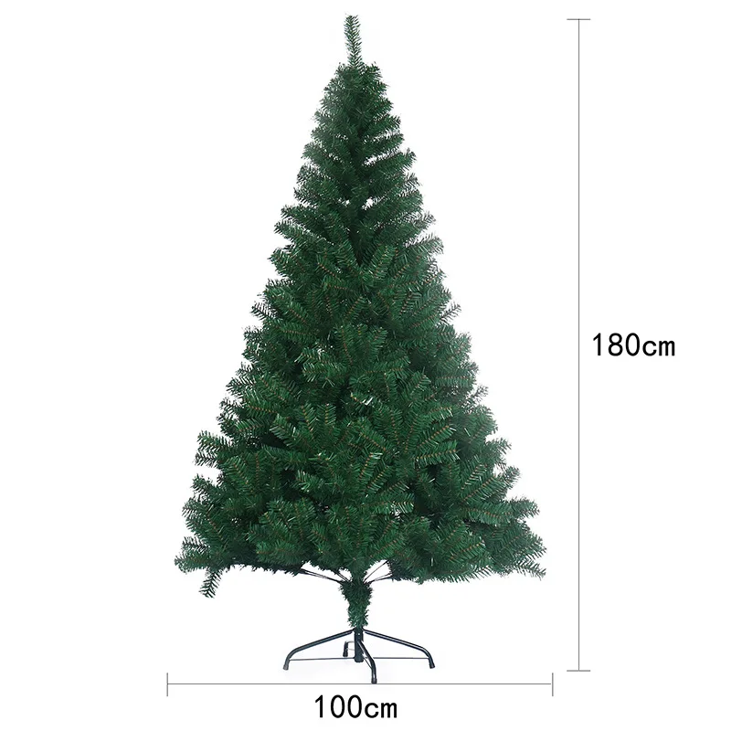 1,8 м шифрование искусственная Рождественская елка с железной основой новогодние подарки рождественские украшения для рождественских украшений