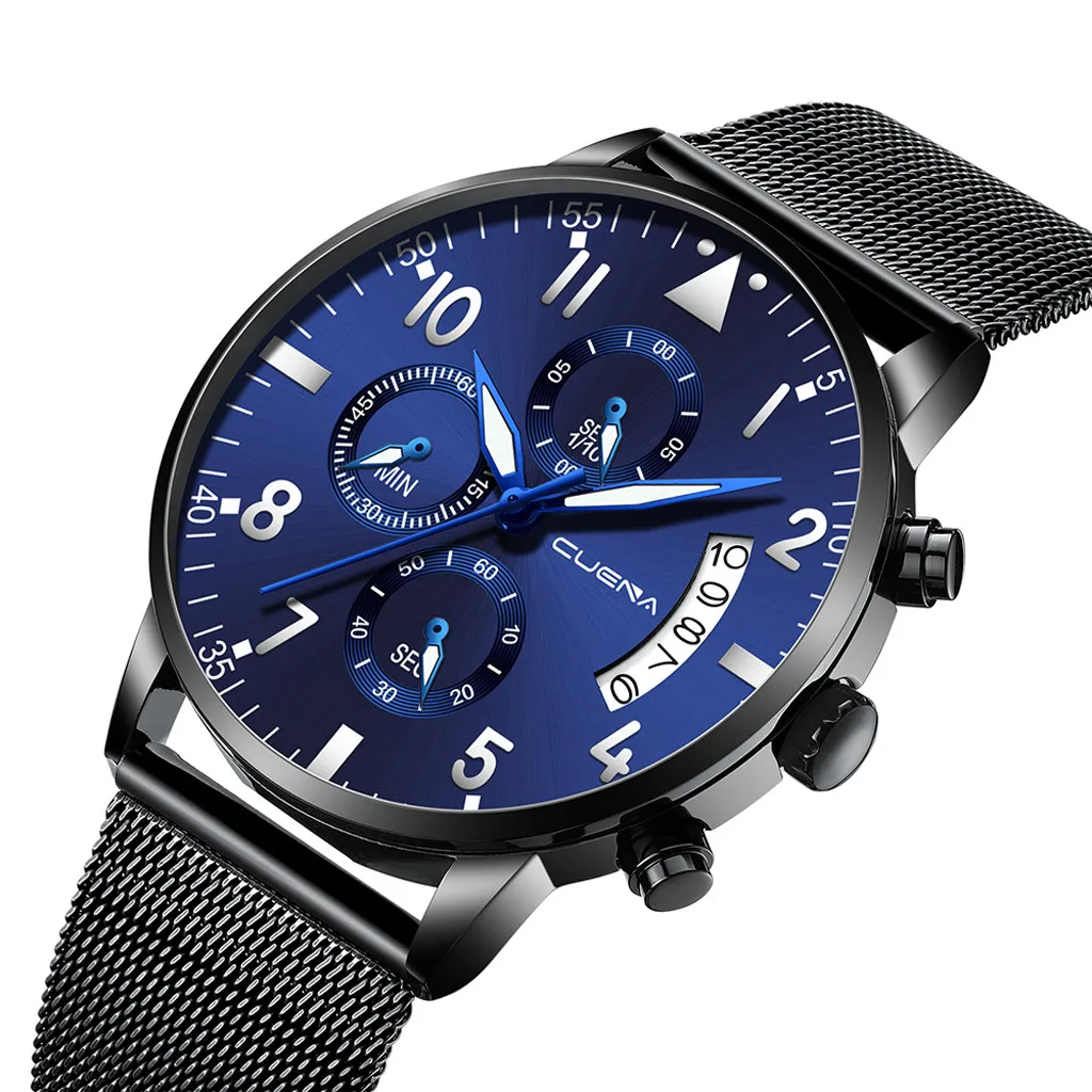Роскошные наручные браслеты модные часы из нержавеющей стали с кристаллами для мужчин деловые аналоговые наручные часы Спортивные кварцевые наручные часы