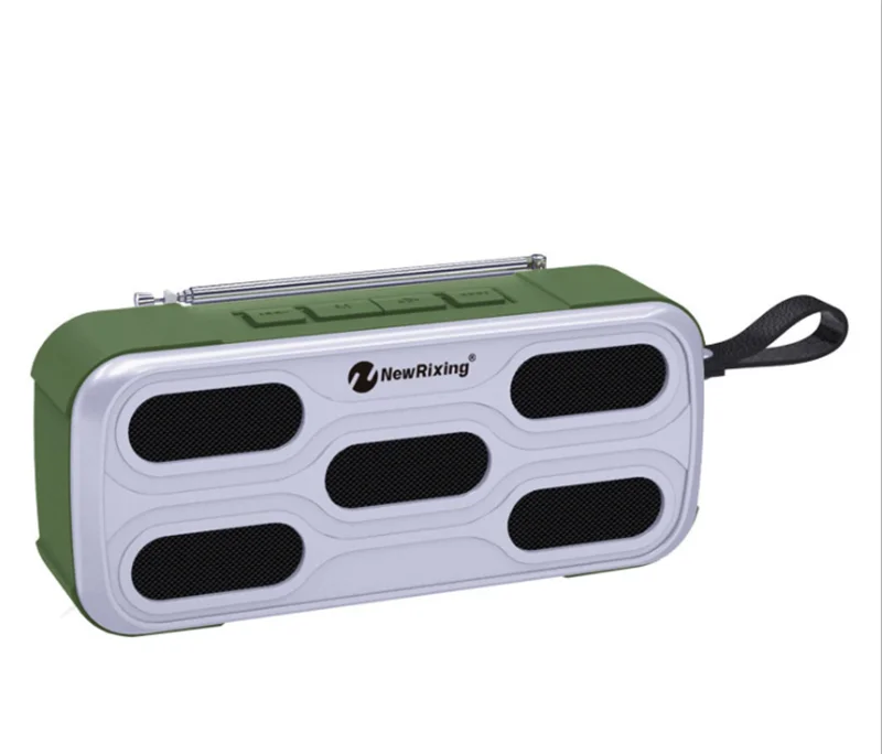 NR3018FM Radio Bluetooth Speaker Mini Stereo Portable Car Subwoofer Wireless Bluetooth Speaker