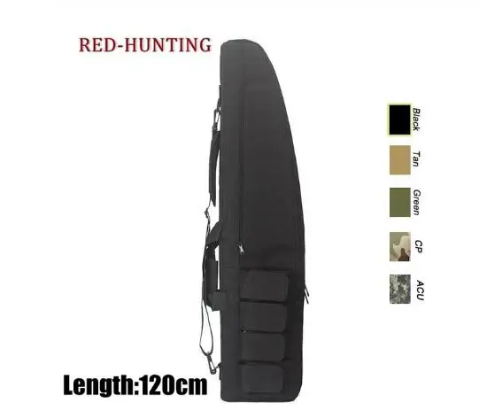 120cm Black Тактический сверхмощный охотничий 120 см Тактический переносной воздушный винтовочный пистолет дальность стрельбы пистолет сумка кобура с мягкой пеной пистолеты чехол - Цвет: 120cm Black