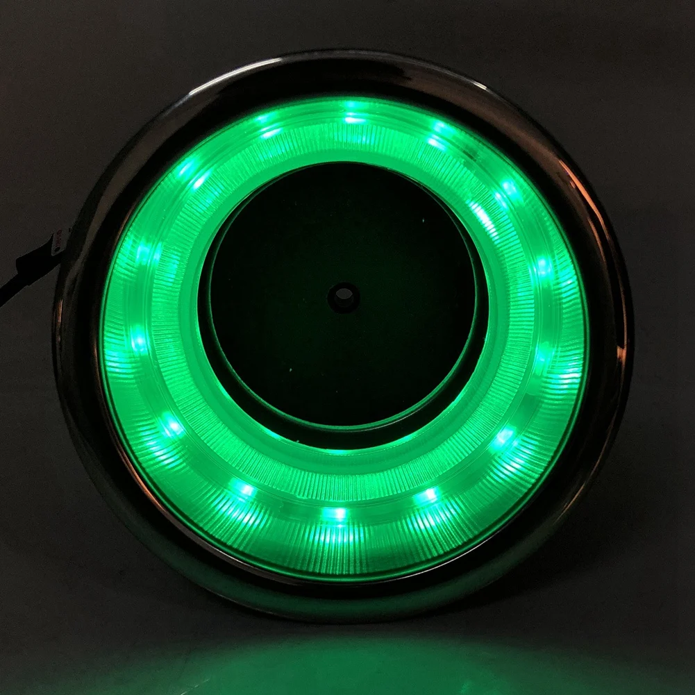 Универсальный Красочный светодиодный RGB держатель для стаканчиков из нержавеющей стали с пультом дистанционного управления для морских грузовых автомобилей