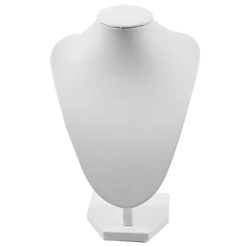  Jewelry Stand Portrait Model Necklace Display Photography Props White 22*16cm