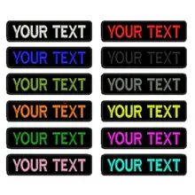 Именные нашивки на заказ, бирки, персонализированные с вышивкой утюгом на крючке Именные нашивки на заказ, бирки, персонализированные с вышивкой утюгом на крючке