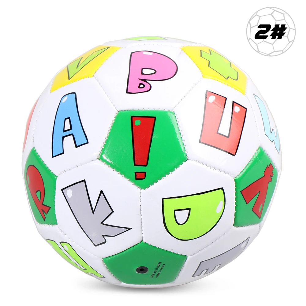 Размер 2 детский футбольный мяч надувной футбольный тренировочный мяч подарок для детей студентов - Цвет: Numbers