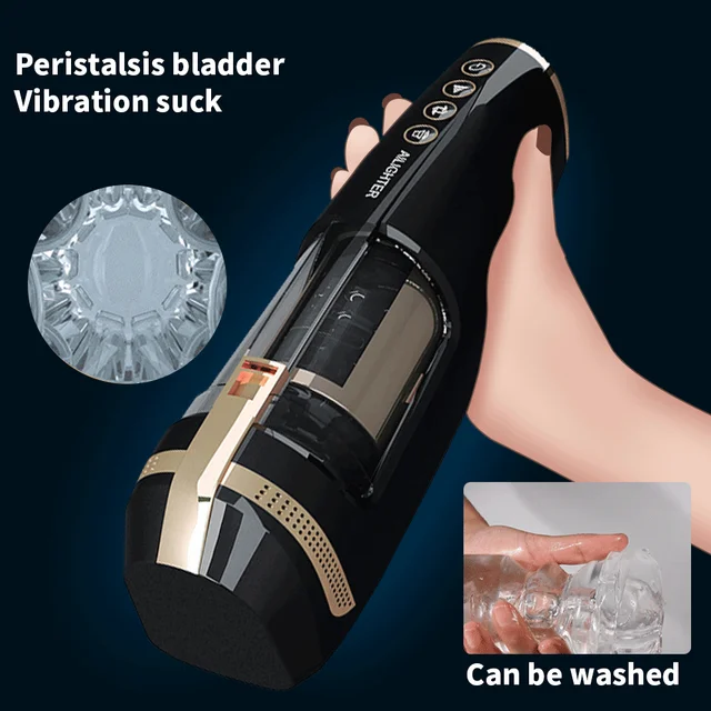 Telescopic Automatic Male Masturbator 10adjustable Modes Adult Pussy Masturbator Electric Cup Climax Sexual Toy For Man