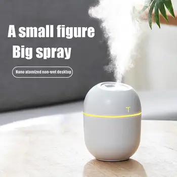 

2020 Ultrasonic Air Humidifier 220ML Essential Oil Diffuser for Home Car USB Fogger Mist Maker with LED Night Lamp