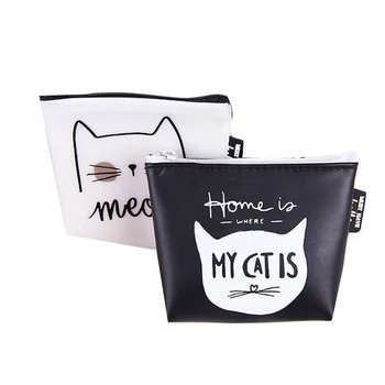 

Cute Cartoon Coin Purses Holder Cat Pattern Women Mini Silica Gel Change Wallets Girl Kids Bag Coin Bag Child Zipper Small Pouch