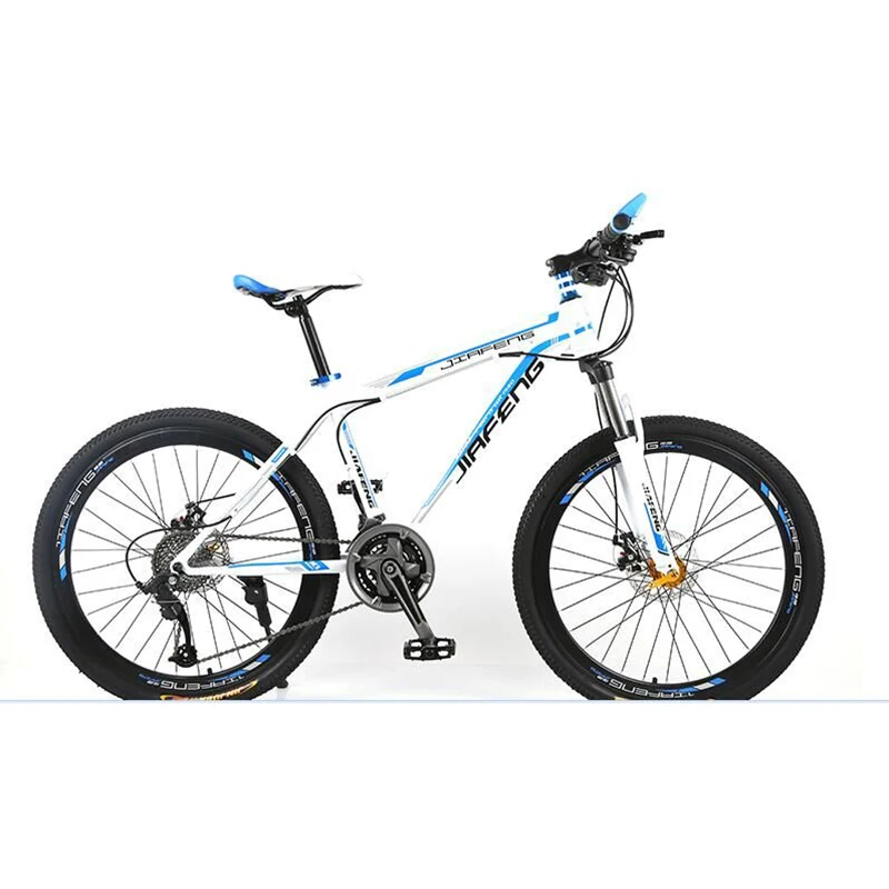 New 26 inch 27 speed aluminum alloy material bicycle adult off-road variable speed shock absorption mountain bike