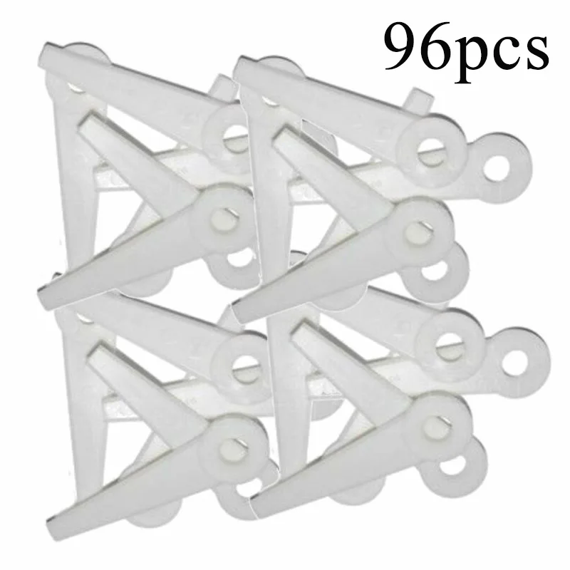 

96pcs Plastic Leaves 12mm For Stihl Polycut 6-3,20-3,10-3,41-3 Accessory durable new arrival high quality