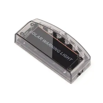 

NEW Universal Alarm Lamp Car Solar Power Simulated 6 Alarm Anti-Theft Flashing Light Security Strobe Warning LED Light P8D4
