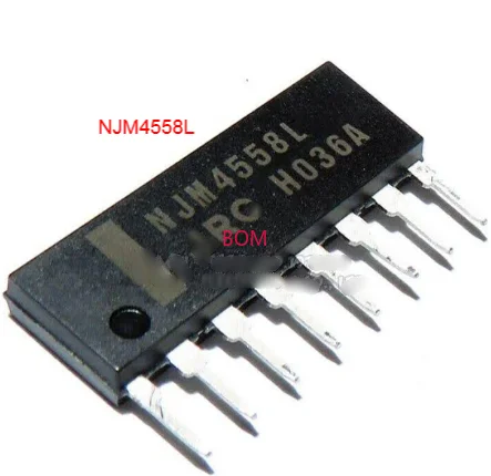 Новые и оригинальные интегральные схемы NJM4558L SIP8 NJM4558 SIP 4558L SIP-8 NJM4558LD 10 шт. |