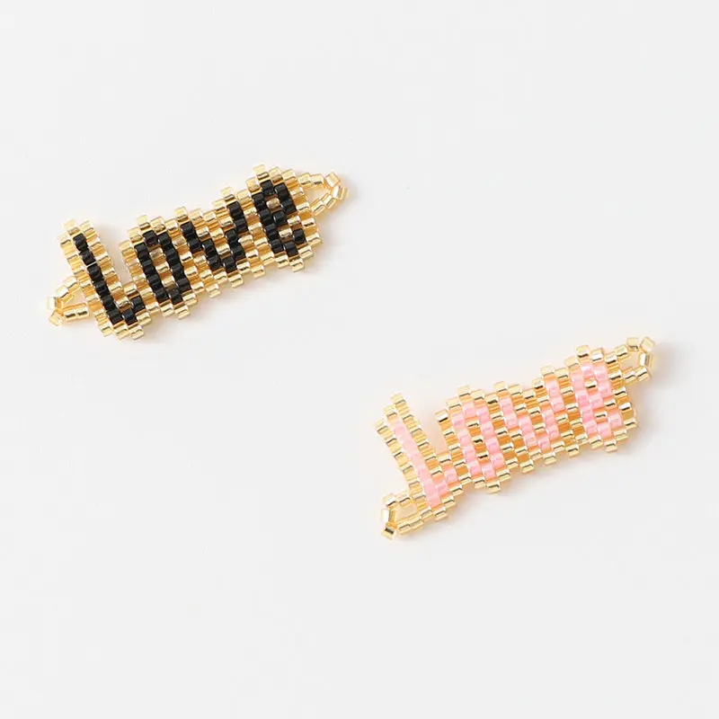 G. YCX 5 шт./лот буквы «любовь» пара подходящие имя браслеты Браслеты Mujer Delica MIyuki аксессуары Insta Подвески DIY ювелирные изделия