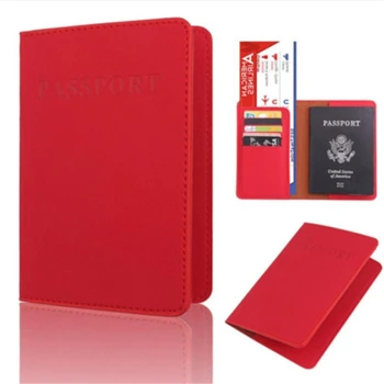 

Vintage Business Passport Covers Holder Multi-Function ID Bank Card Women Men PU Leather Wallet Case Travel Accessories