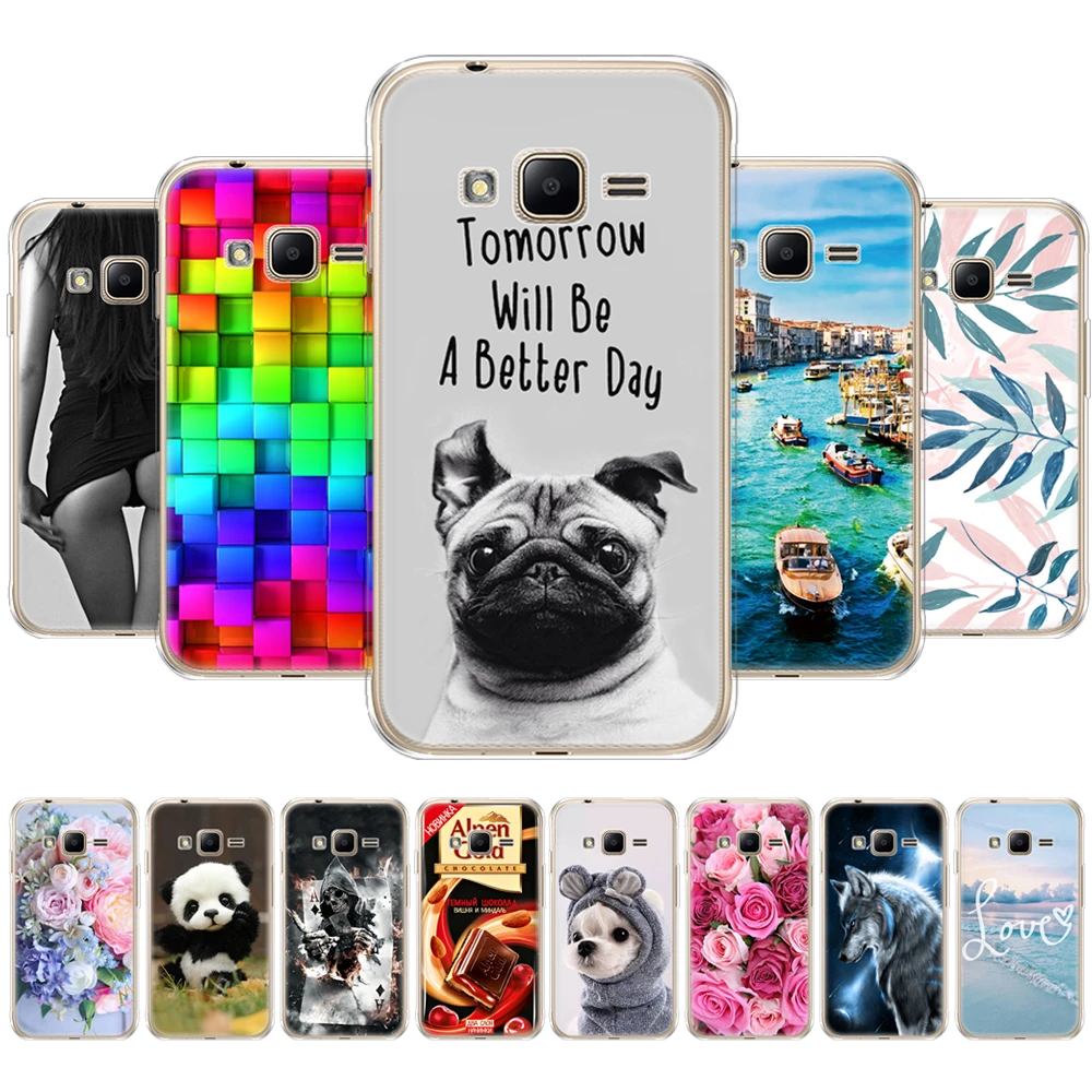 Funda protectora de silicona para Samsung mini prime, carcasa de TPU suave de 4,0 pulgadas para Galaxy J1 mini prime J106F|Fundas antigolpes para - AliExpress