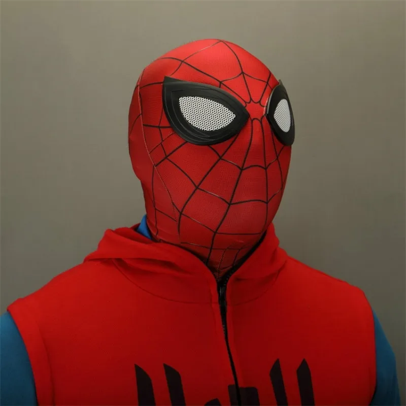 

Super Hero Spider-Man Far From Home Peter Parker Cosplay Mask Adult Child Elastic Full Face Mask Halloween Xmas Props Gift