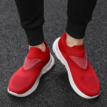 

2020 Hot Men Sock Sneakers Breathable Lightweight Sneaker Walking Jogging Running Mens Casual Shoes Comfortable Mens Sneakers