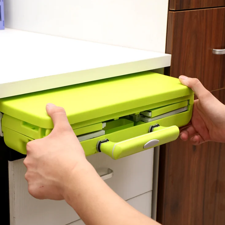 Portable Folding Trolley Box Storage Box Shopping Trolley Portable Grocery Trolley Trolley Student Gift Box 2 Orders
