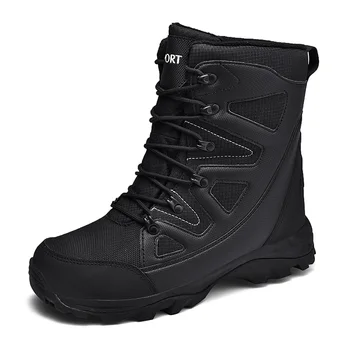 

Winter outdoor snow boots 2020 new men's cotton shoes high-top warm men's boots plus cotton women's boots 37-47 yards men boots