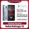 Version mondiale Nubia rouge magique 5S Smartphone de jeu Redmagic 5S 5G jeu téléphone Mobile Snapdragon 865 NFC 6.65