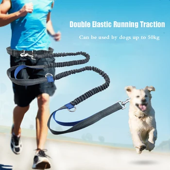 

Pet Supplies Multi-Function Adjustable Dog Lead Hand Free Pet Training Leash Reflective Multi-Purpose Dog Leash Walk
