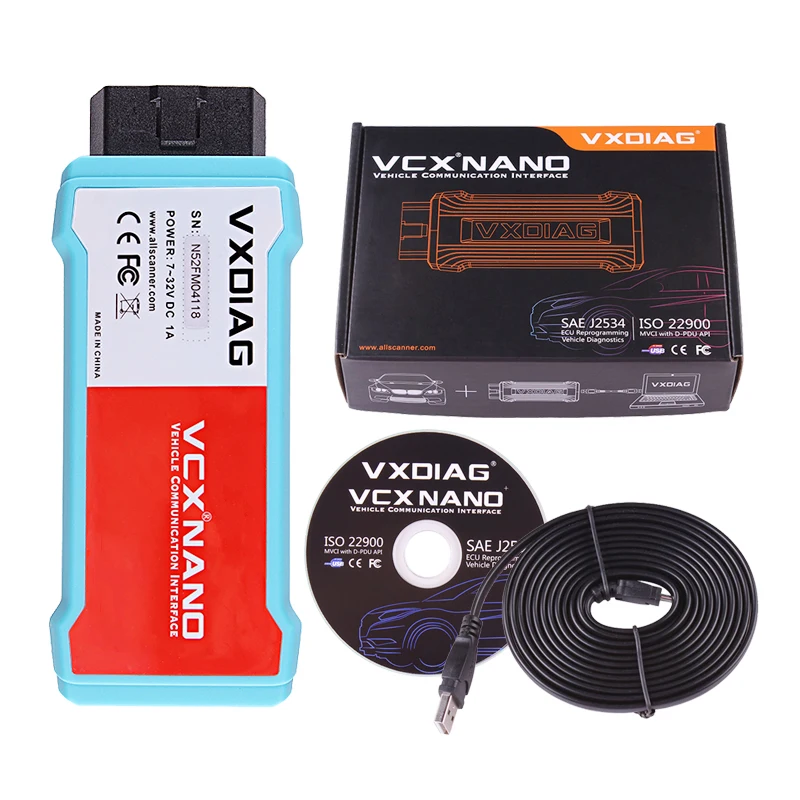 Автомобильный диагностический и сканирующий инструмент VXDIAG VCX NANO OBD2 для Mazda Ford IDS