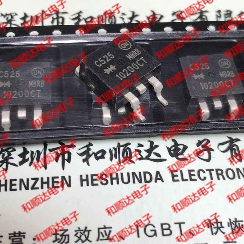 10pcs/lot MBRB10200CT New Spot TO-263 200V 10A | Электроника