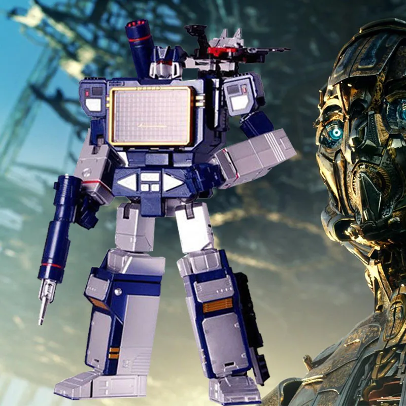 

Anime Transformation Toys THF 01J Soundwave metal Kids Toys KO mp13 Soundwave figure toy Robot Super Hero Action Figures Model
