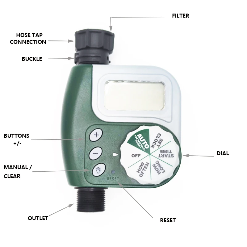 Hose Faucet Watering Timer Garden Watering Automatic Electronic Water