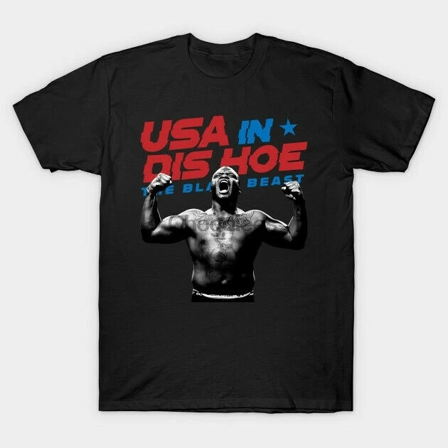 Новая мужская футболка Derrick Льюис США в DIS HOE |