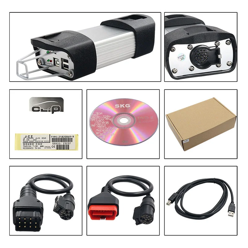 CAN Clip V190+ Reprog V175+ Pin экстрактор V2 полный чип золото PCB CYPRESS AN2131QC AN2135SC автомобильный диагностический сканер инструмент до