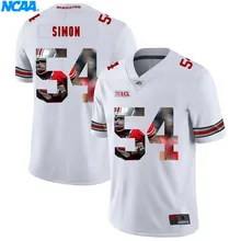 Новое поступление высокое качество майки Simon#54 Hankins#52 колледж футболка ограниченной серии Майки S-XXXL