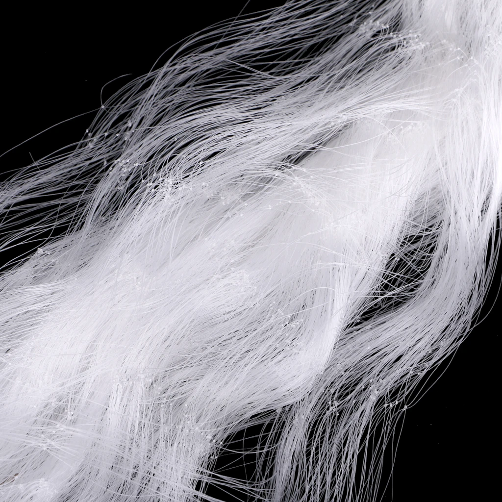 50m 3 Layer Fishing Fish Mesh Trap Nylon Clear with Float Monofilament Fishing Gill Net Gillnet Trap Fishing Nets Tackles Pesca