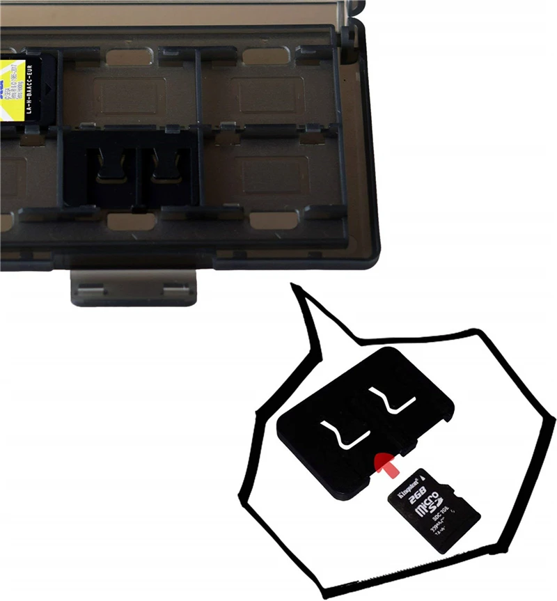 Zend Switch аксессуары 24 в 1 игровая Карта памяти Micro SD чехол держатель для nintendo Switch защита для хранения коробка